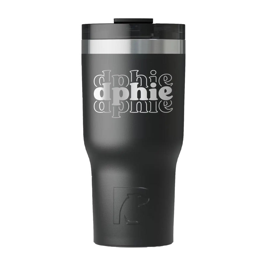 DPHIE RTIC 20 oz Essential Ceramic Lined Tumbler - Stacked Letters