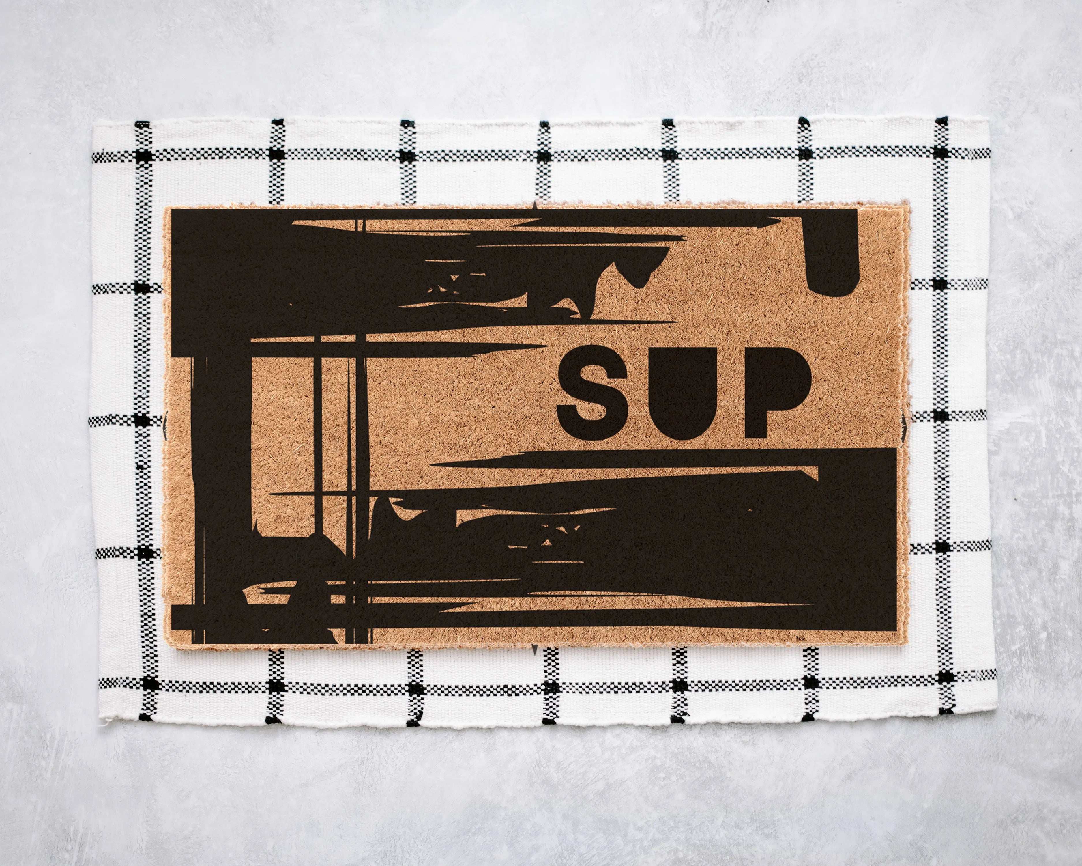 SUP Grunge Coir Doormat Door Mats