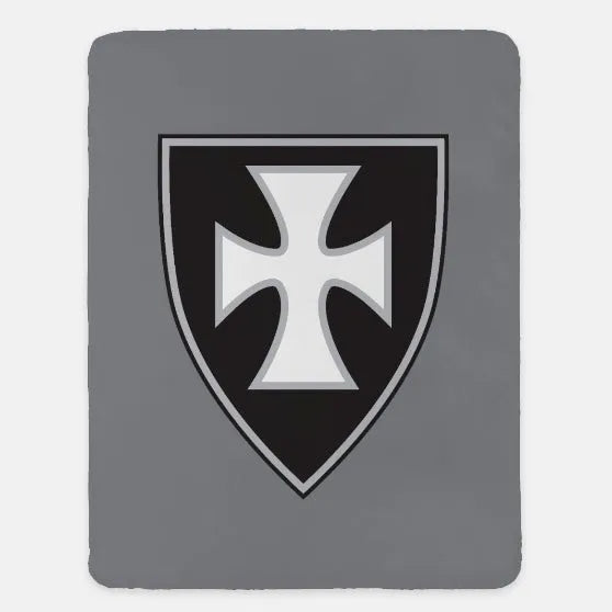 Sigma Chi XL 60x80 Blanket - Shield Black Gray Throw Blankets
