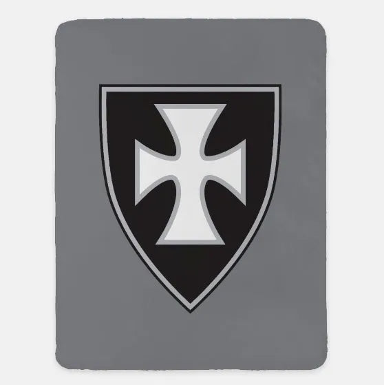 Sigma Chi XL 60x80 Blanket - Shield Black Gray Throw Blankets