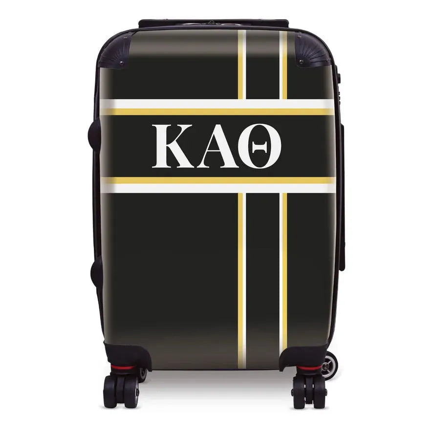 Kappa Alpha Theta Carry-on Suitcase - Cross Stripe Suitcases