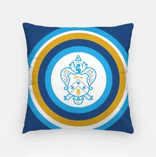 Kappa 18" Throw Pillow Cover - Bullseye 18" Coat of Arms Pillow Covers