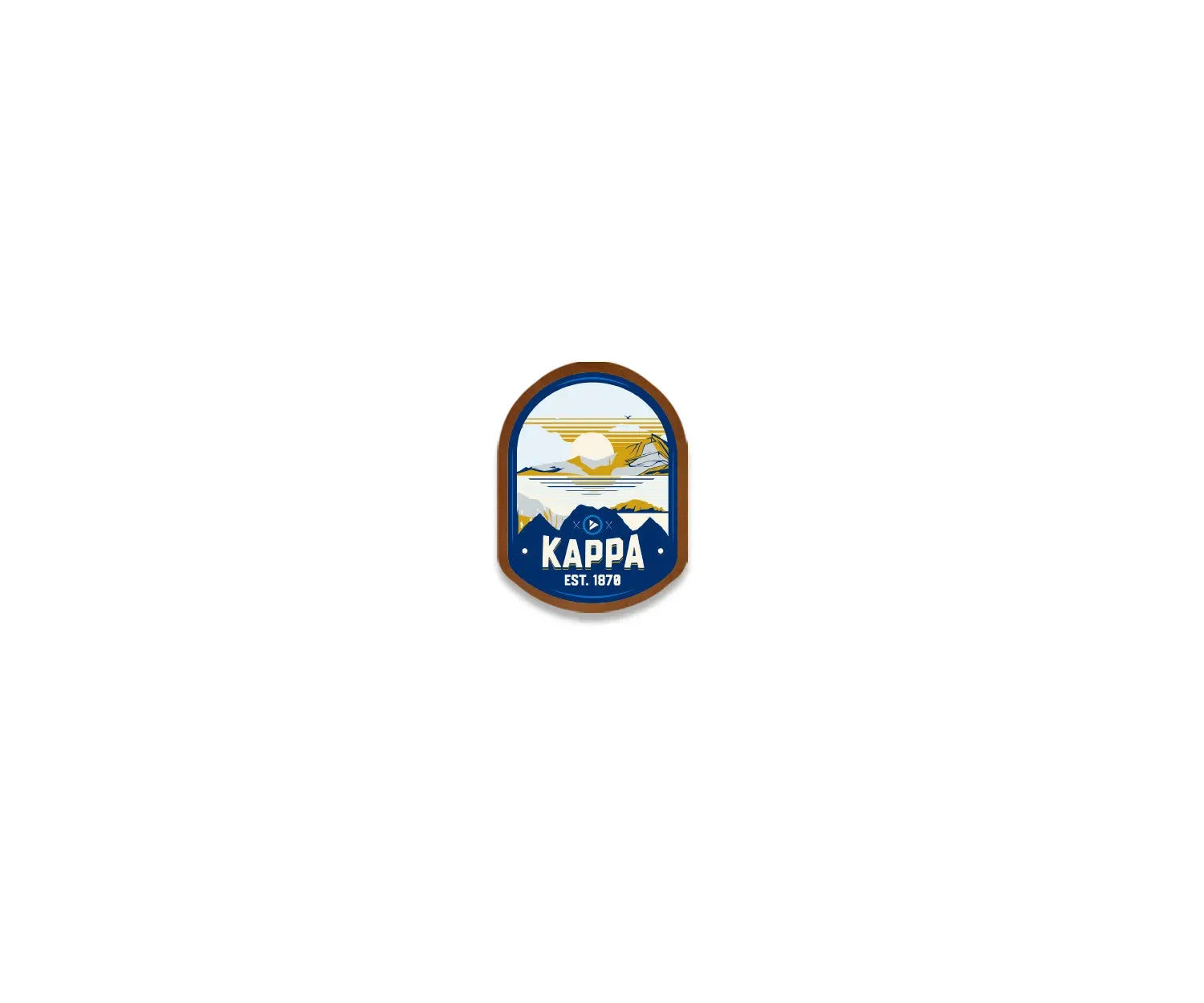 Kappa Kappa Gamma Richardson 112 UV Print Leatherette Patch Trucker Hat - Ventura Trucker Hat