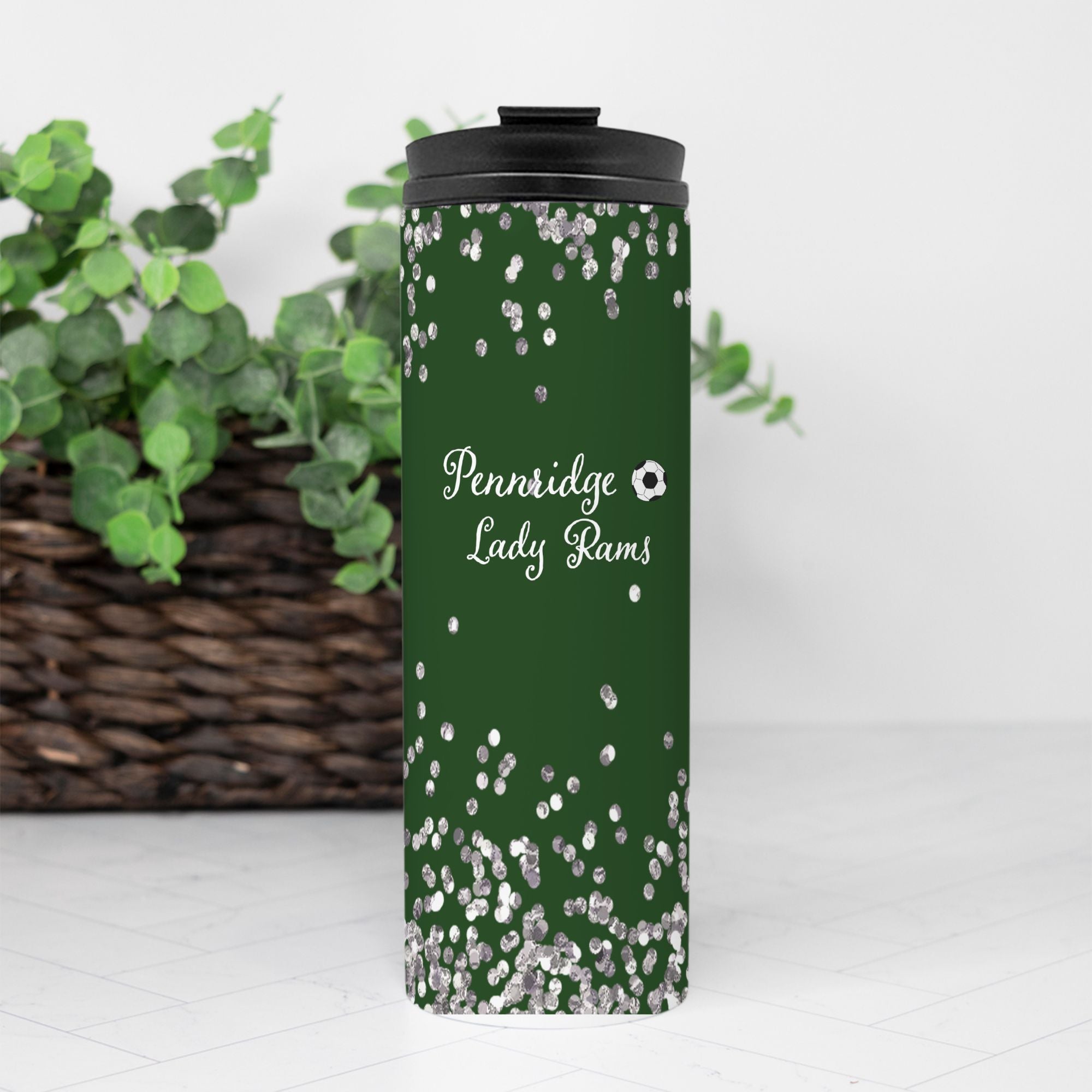 Pennridge Women's Thermal Tumbler 16 oz. - Glitter Drinkware