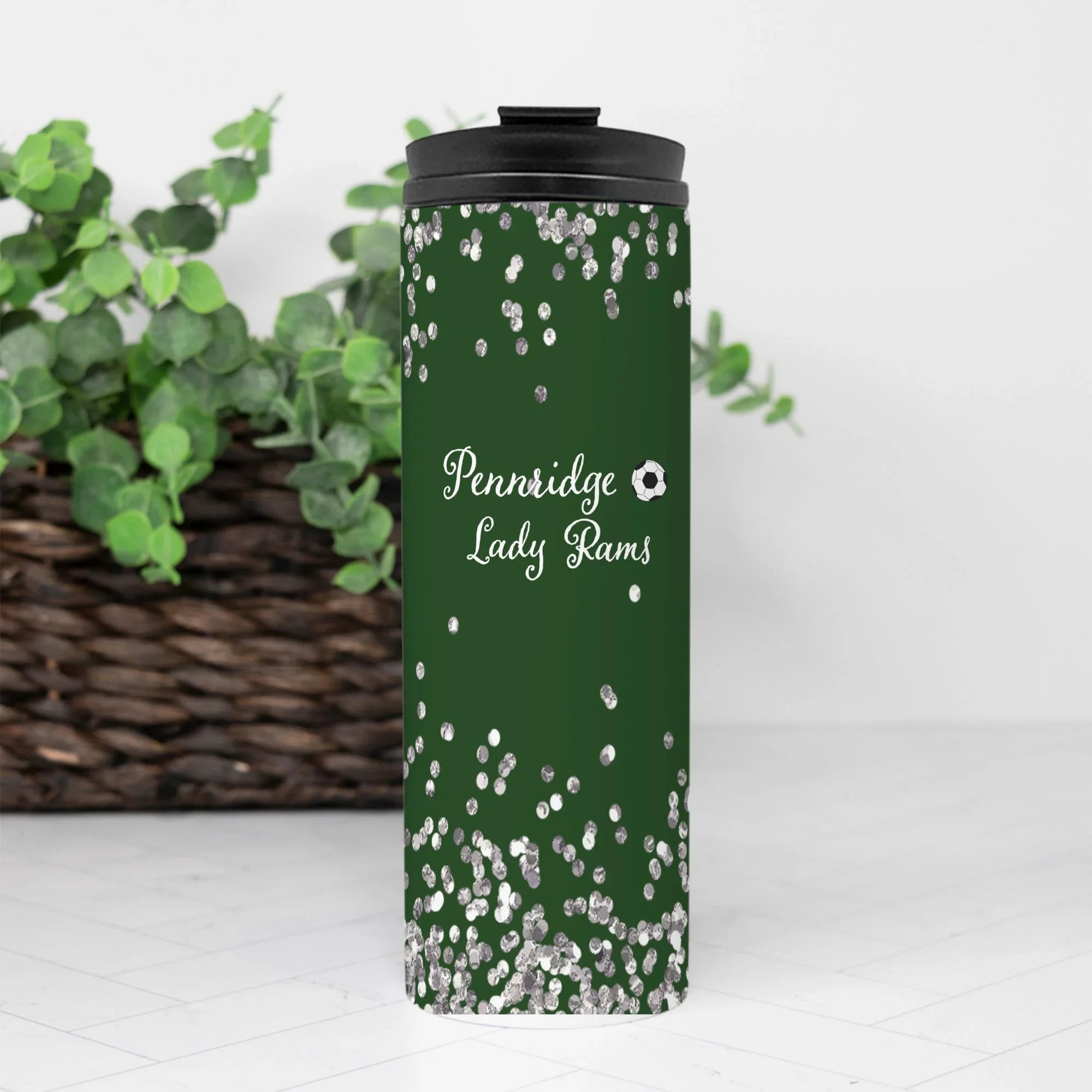 Pennridge Women's Thermal Tumbler 16 oz. - Glitter Drinkware