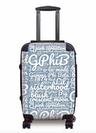 Gamma Phi Beta Carry-on Suitcase - Expression Art Blue Moon Suitcases