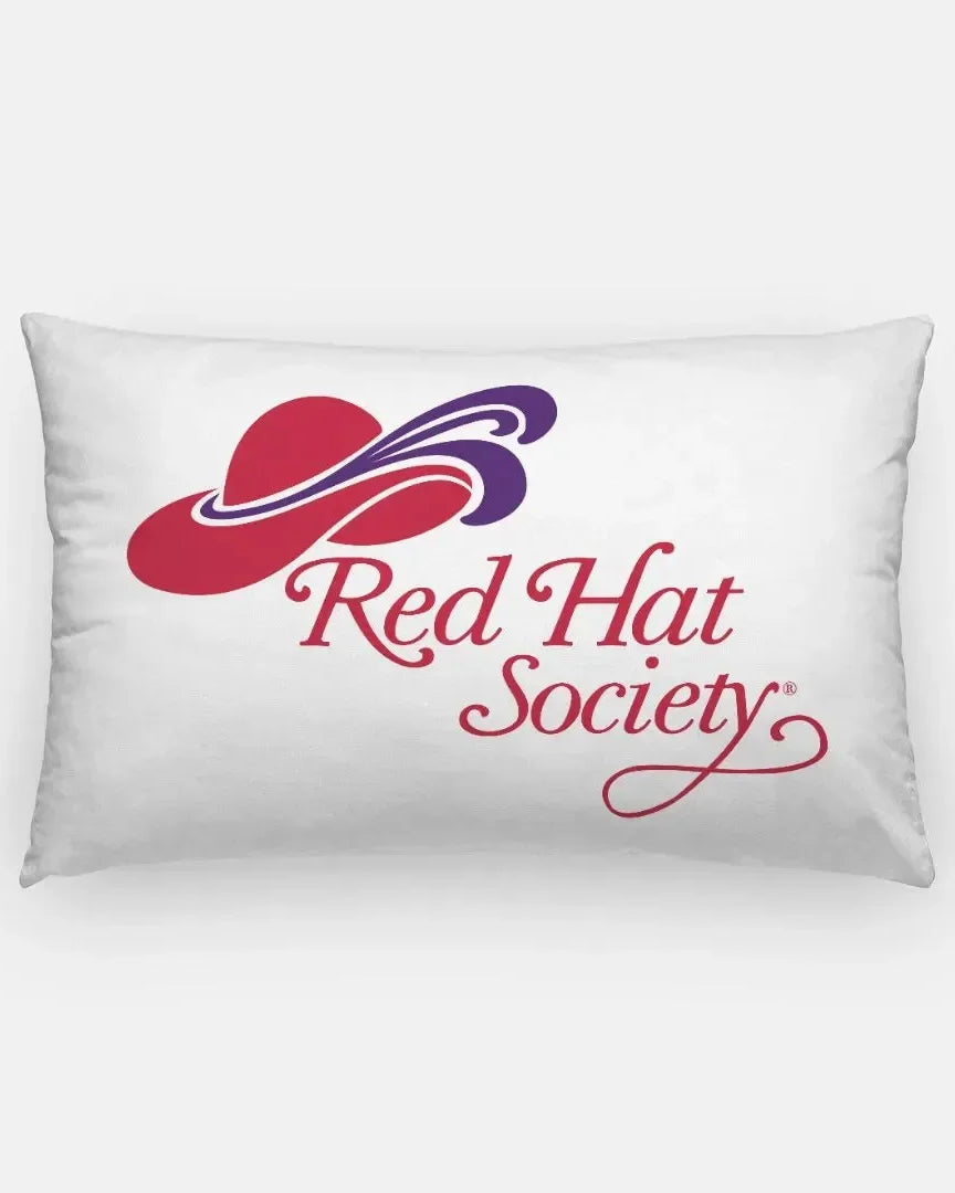 Red Hat Society Traditional Lumbar Pillow Cover Pillow Covers