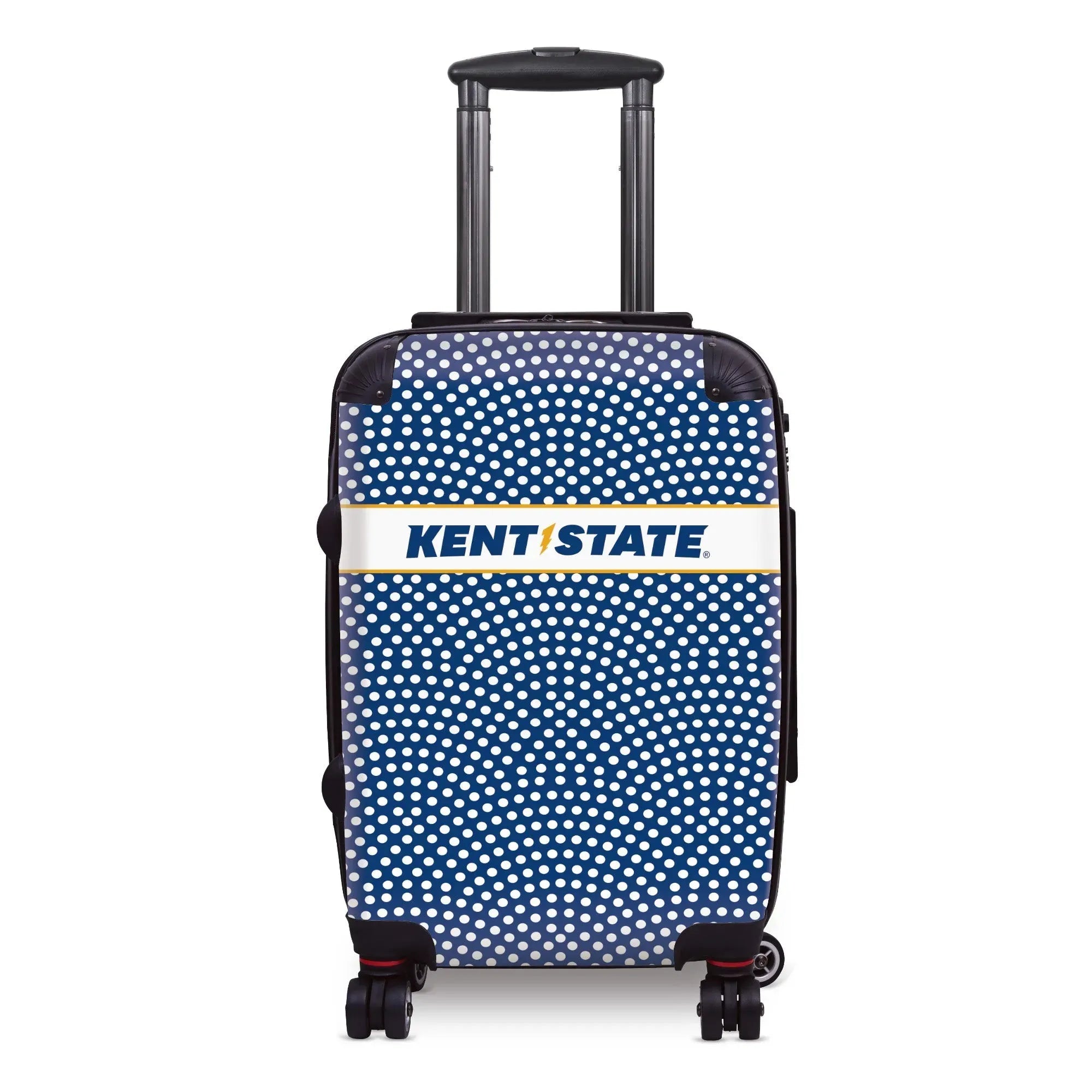 Kent State University Carry-On Suitcase - Dots Suitcases