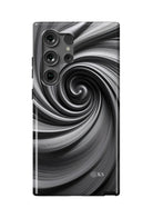 Kappa Delta Samsung Galaxy 24, 23 Mobile Phone Case - Gray Swirl Gloss Mobile Phone Cases