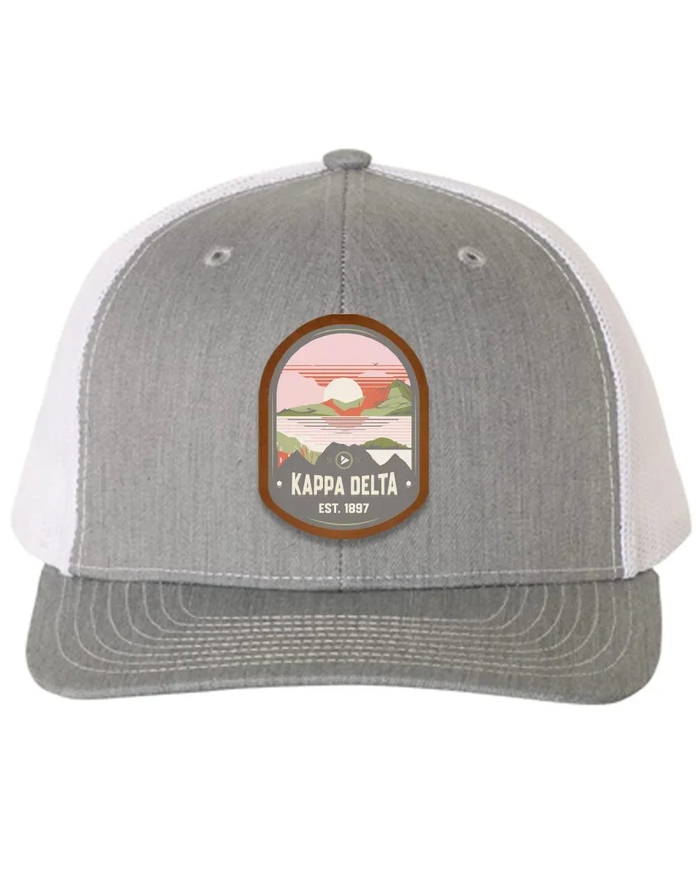 Kappa Delta Richardson 112 UV Print Leatherette Patch Trucker Hat - Ventura Trucker Hat