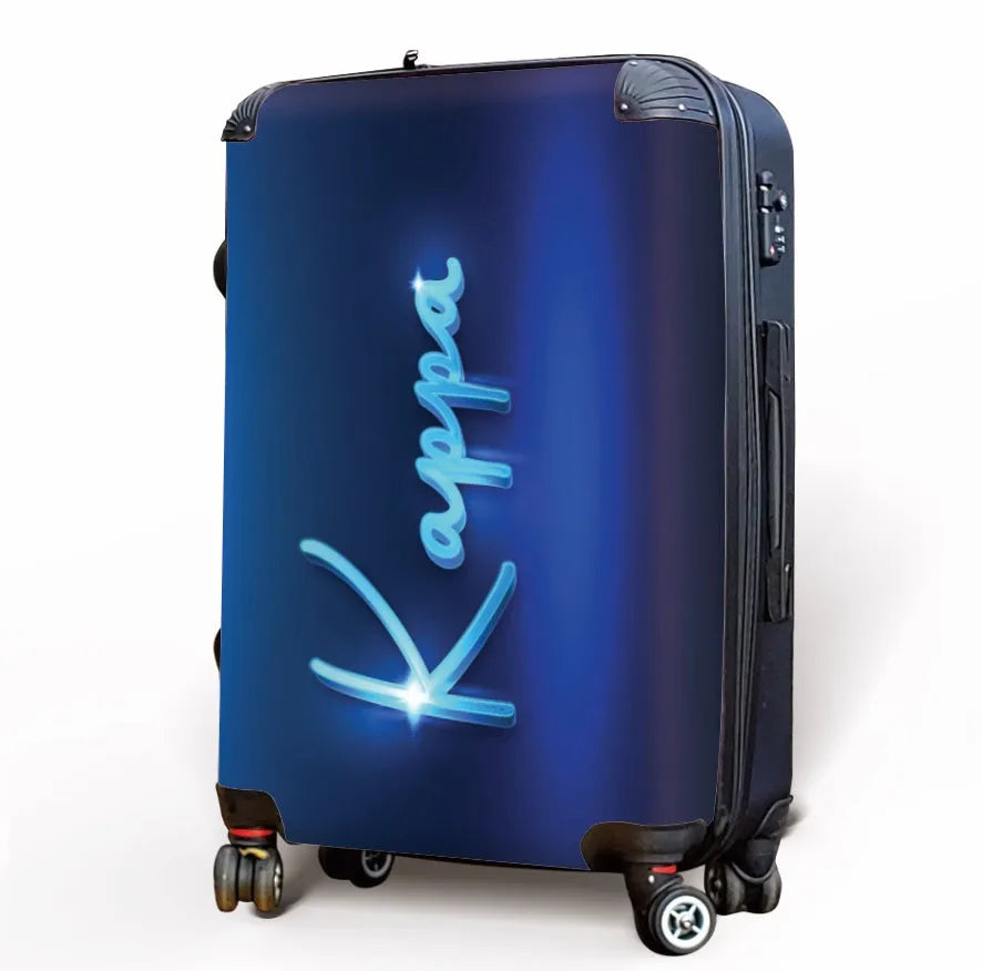 Kappa Kappa Gamma Carry-on Suitcase - Neon Suitcases