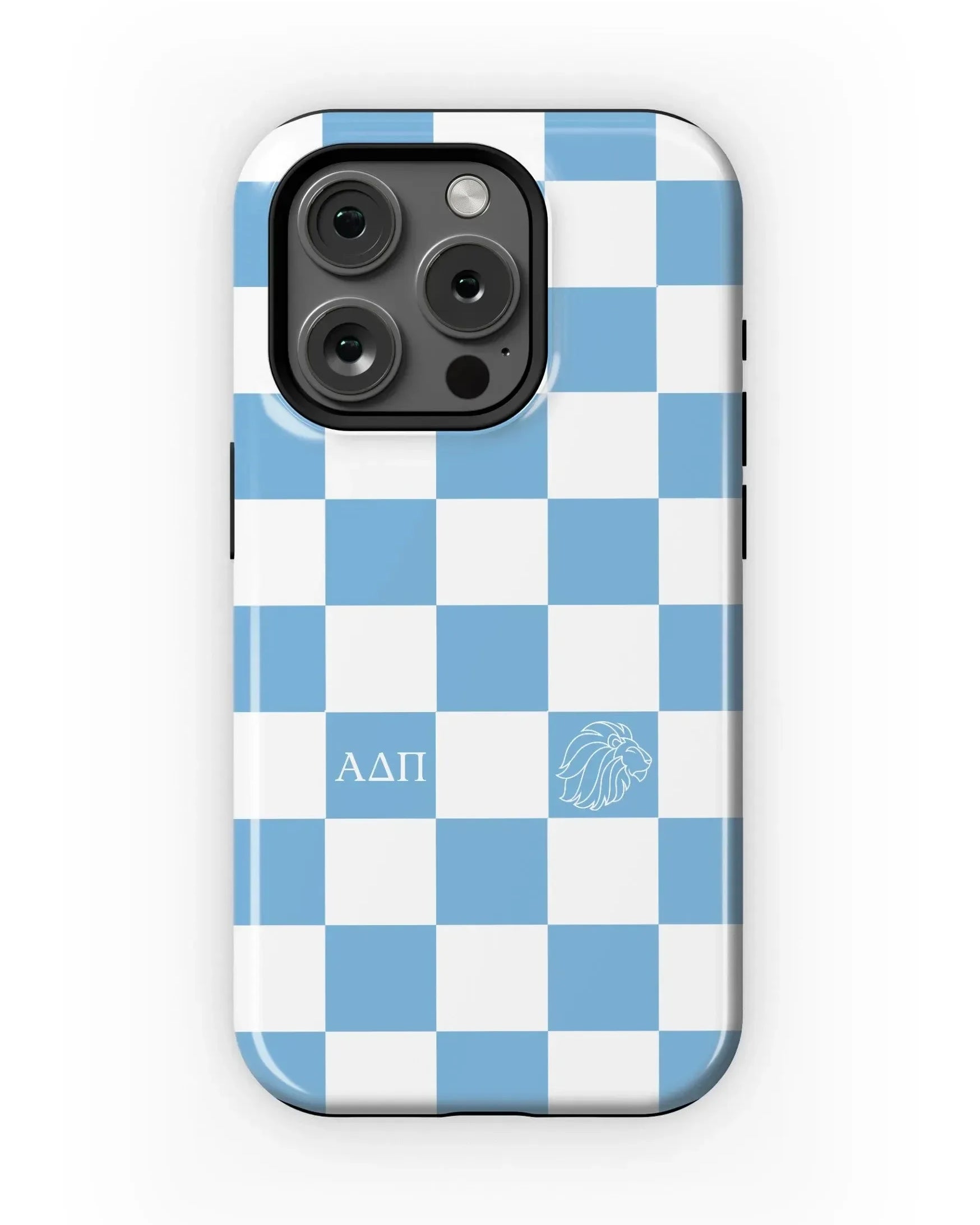 Alpha Delta Pi iPhone Mobile Phone Case - Adelphean Blue Check