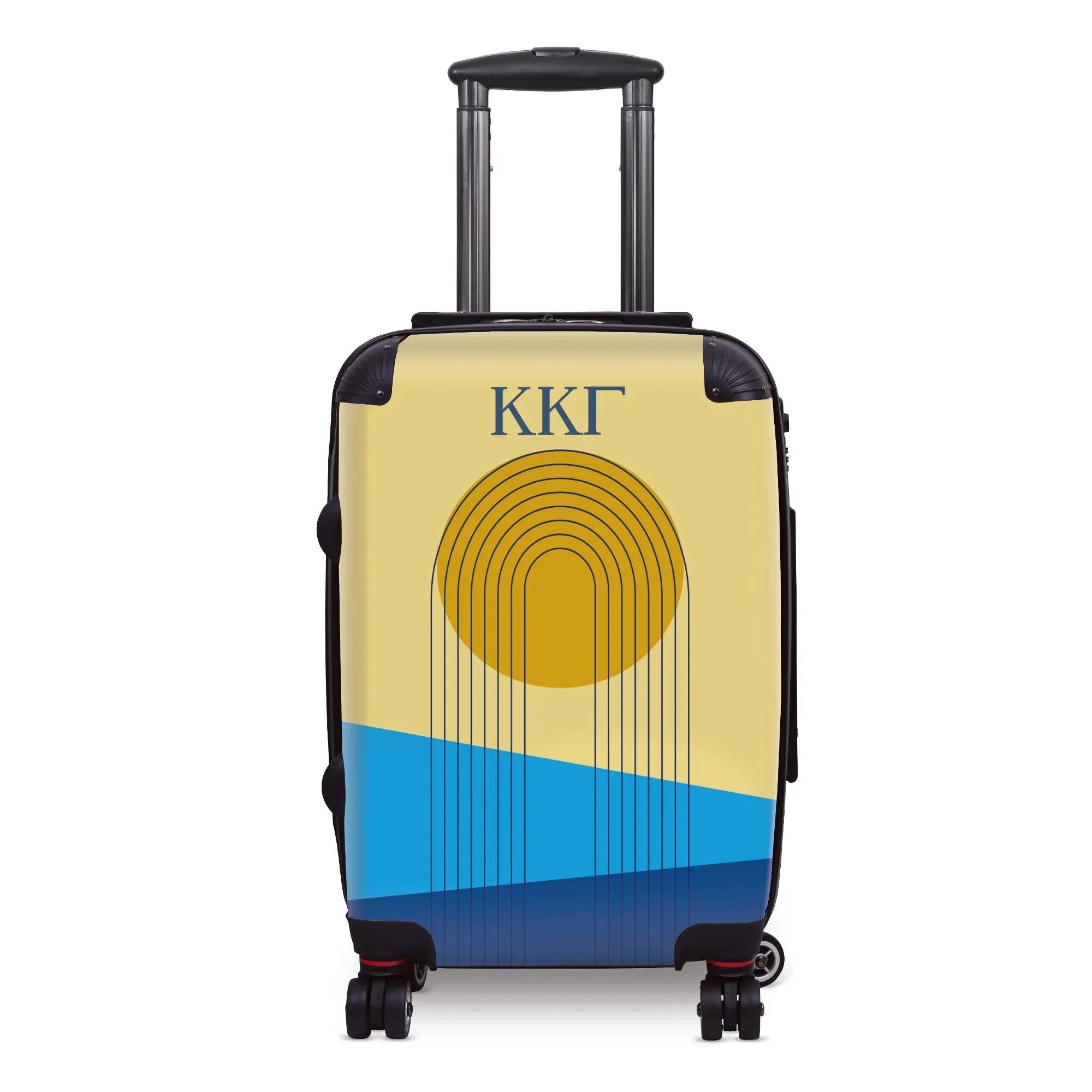 Kappa Kappa Gamma Carry-on Suitcase - Abstract Sun Suitcases