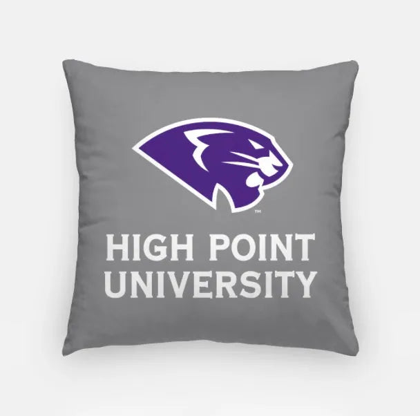 High Point University Pillow Cover 18" - Panther Gray Pillow Covers