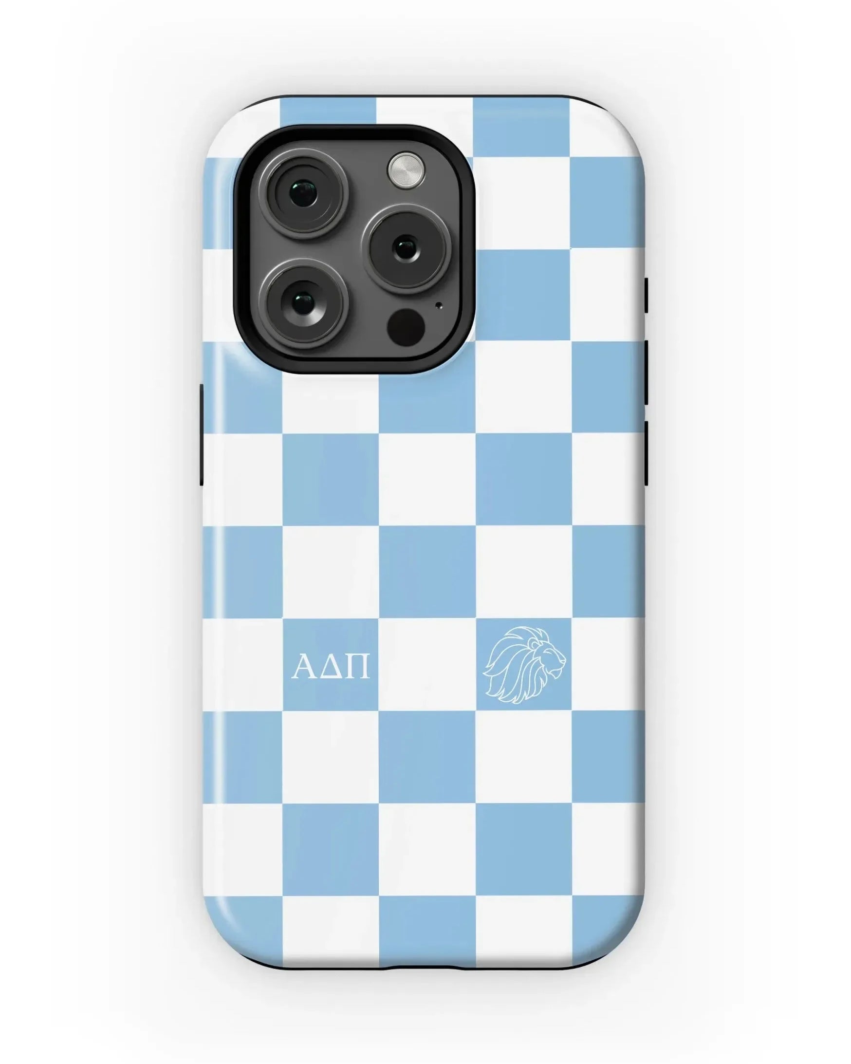 Alpha Delta Pi iPhone Mobile Phone Case - Adelphean Blue Check