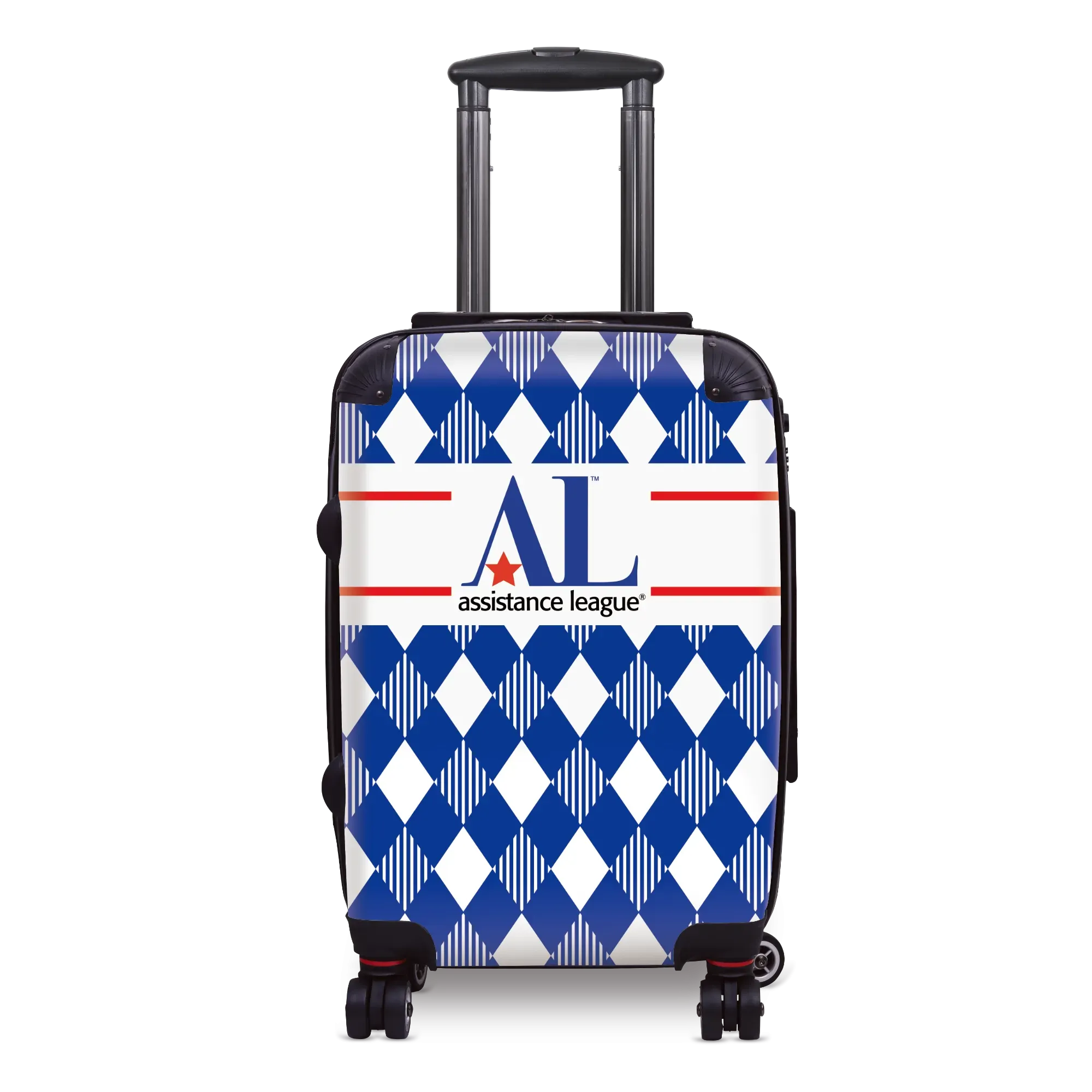 Assistance League Carry-On Suitcase - Argyle Suitcases