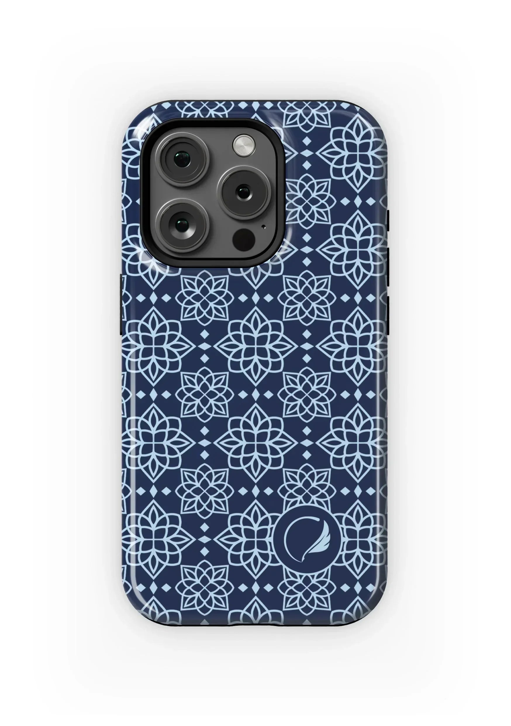 Alpha Xi Delta iPhone Mobile Phone Case Blue Ornate | AXiD Gifts