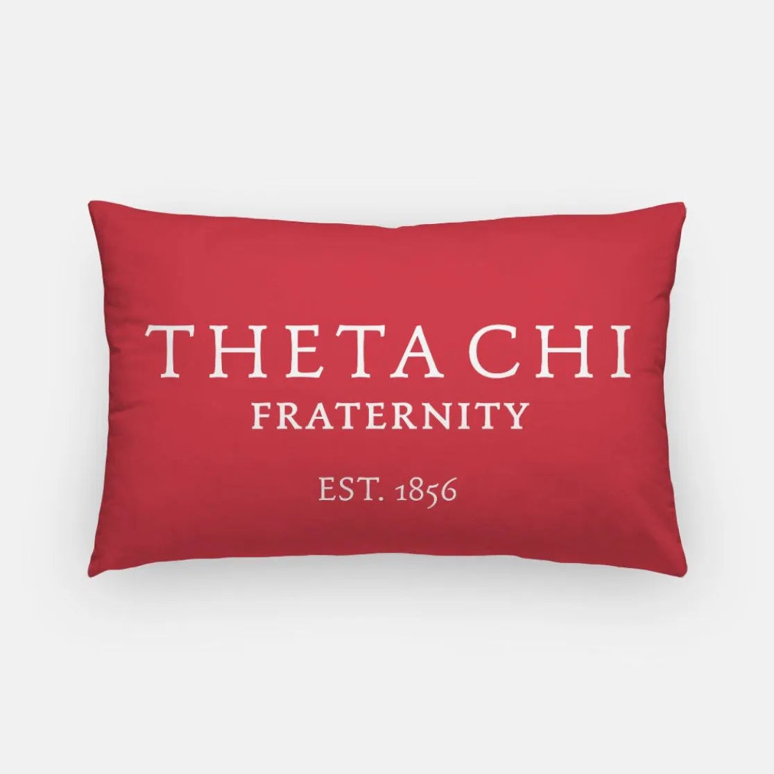 Theta Chi Lumbar Pillow Cover - 1856 Red Pillow Covers