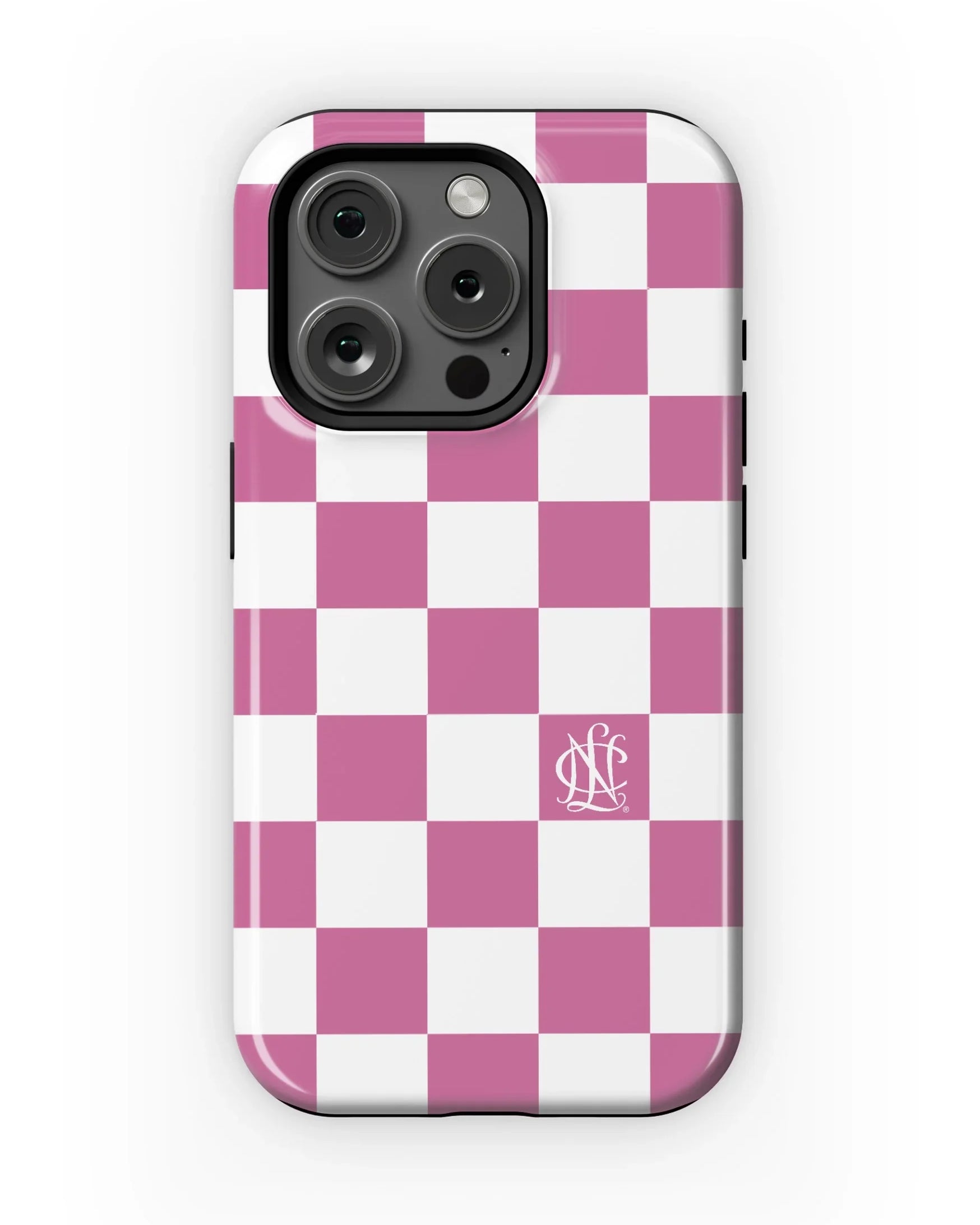 National Charity League iPhone 16, 15, 14 Mobile Phone Case - Pink Check