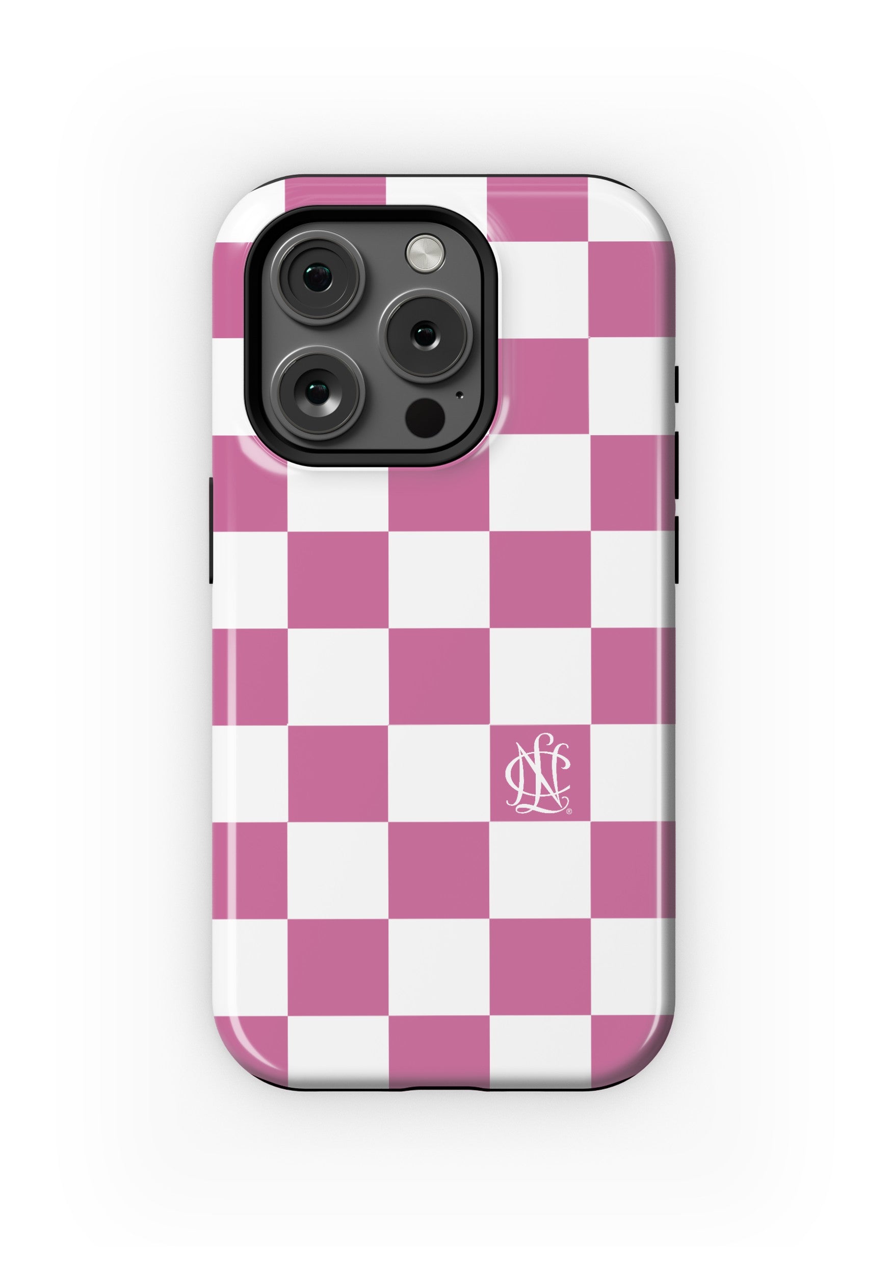 National Charity League iPhone 16, 15, 14 Mobile Phone Case - Pink Check
