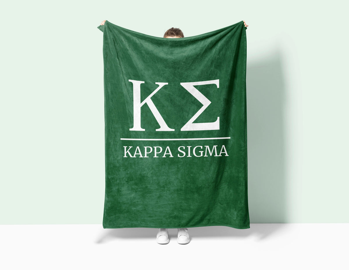 Kappa Sigma XL 60x80 Blanket | Official Fraternity Merch | Greek Gifts