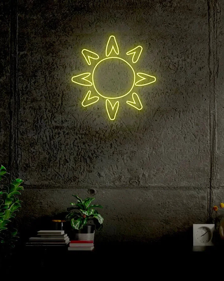 Sun LED Neon Sign w/ Dimmer Neon Signs