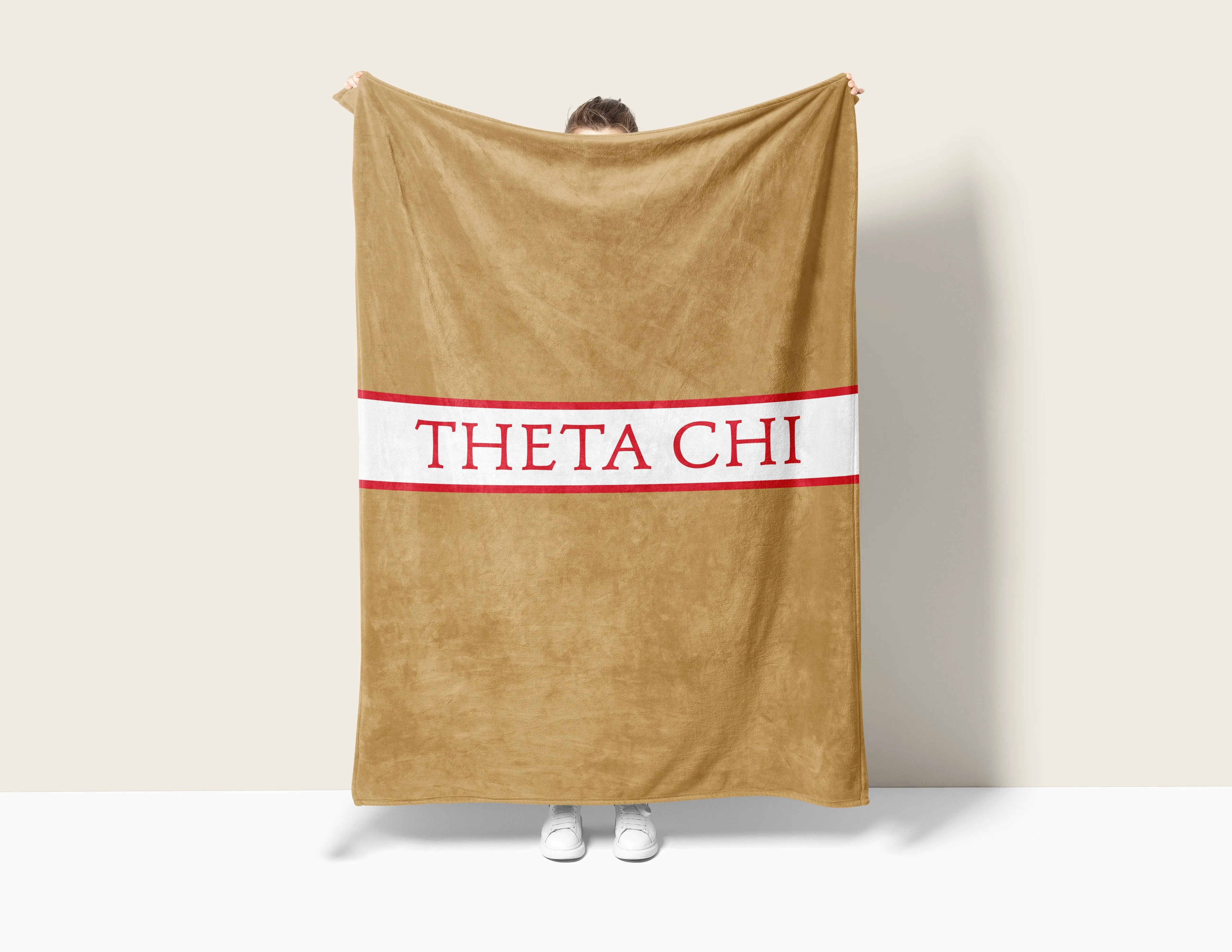 Theta Chi XL 60x80 Blanket - Traditional Center Band | Official Merch