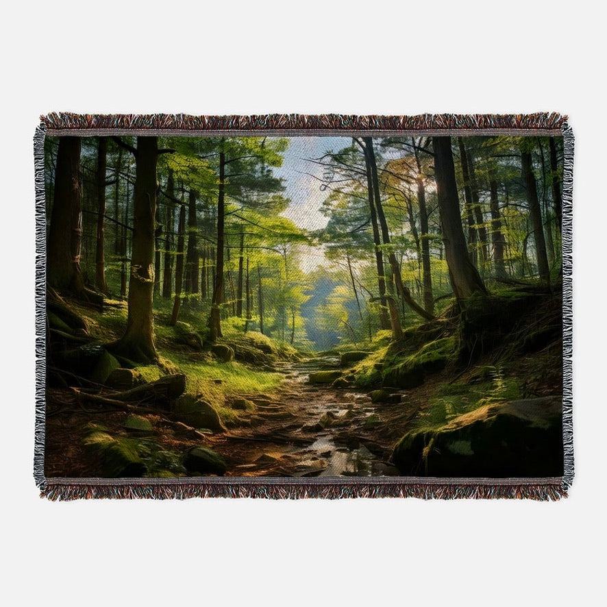 Deep Forest Tapestry & Blanket Horizontal Decorative Tapestries