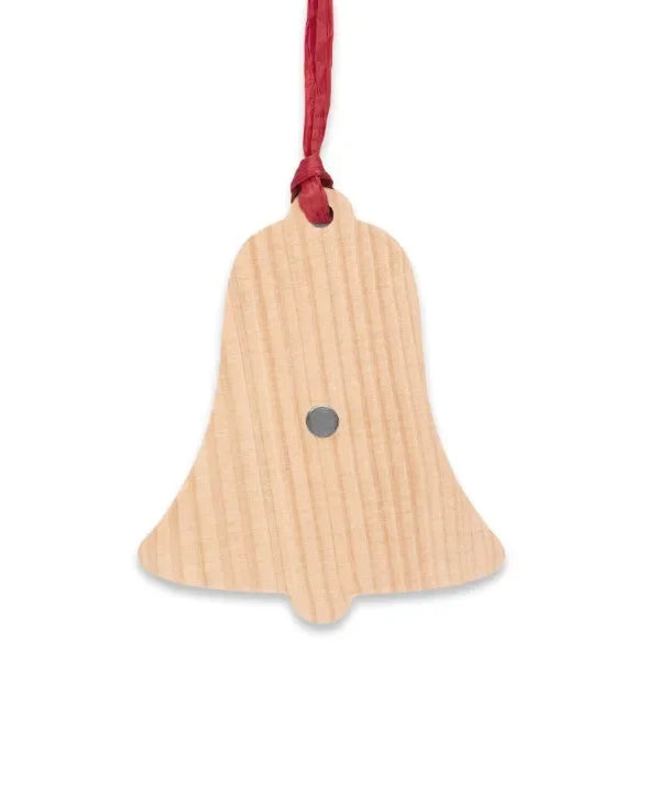Pennridge Women's Soccer Magnetic Wood Christmas Bell Ornament Holiday Ornaments