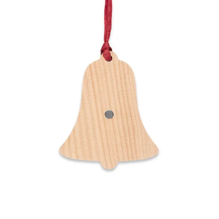 Pennridge Women's Soccer Magnetic Wood Christmas Bell Ornament Holiday Ornaments