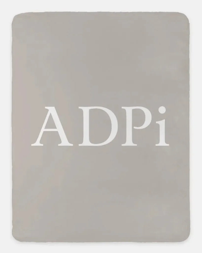 ADPi Sherpa XL 60x80 Sherpa Throw Blanket Sand Throw Blankets