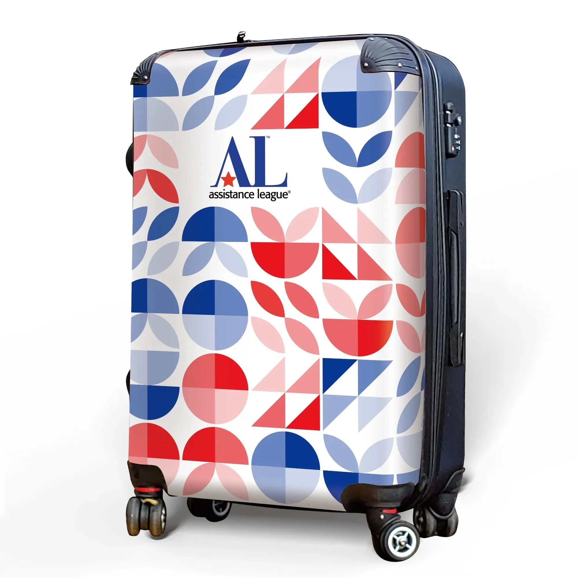 Assistance League Carry-On Suitcase - Geo Petals Suitcases
