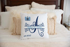 Alpha Xi Delta 18" Monogram Throw Pillow Cover Pillow Covers