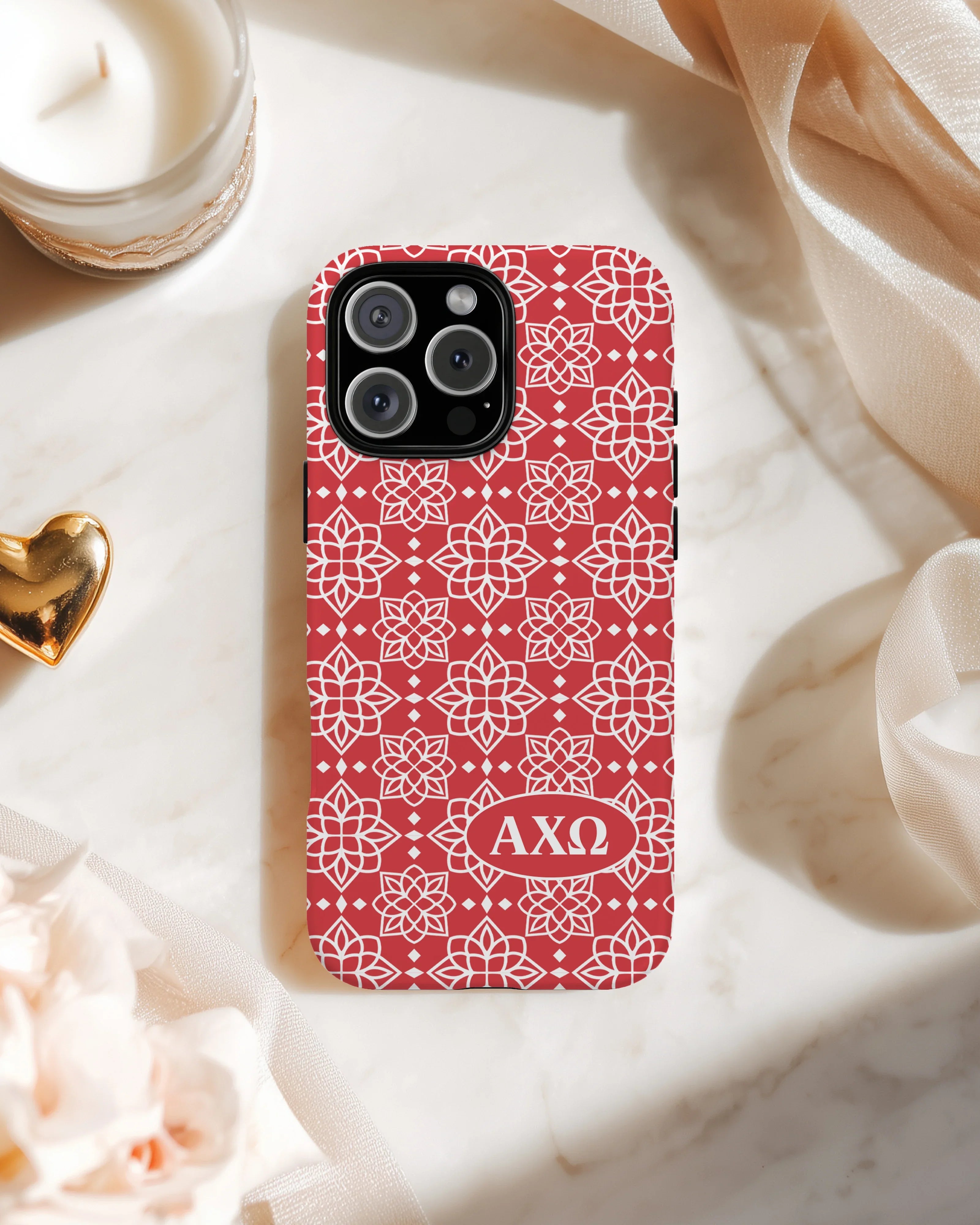Alpha Chi Omega iPhone Mobile Phone Case - Ornate | | AXO Gifts