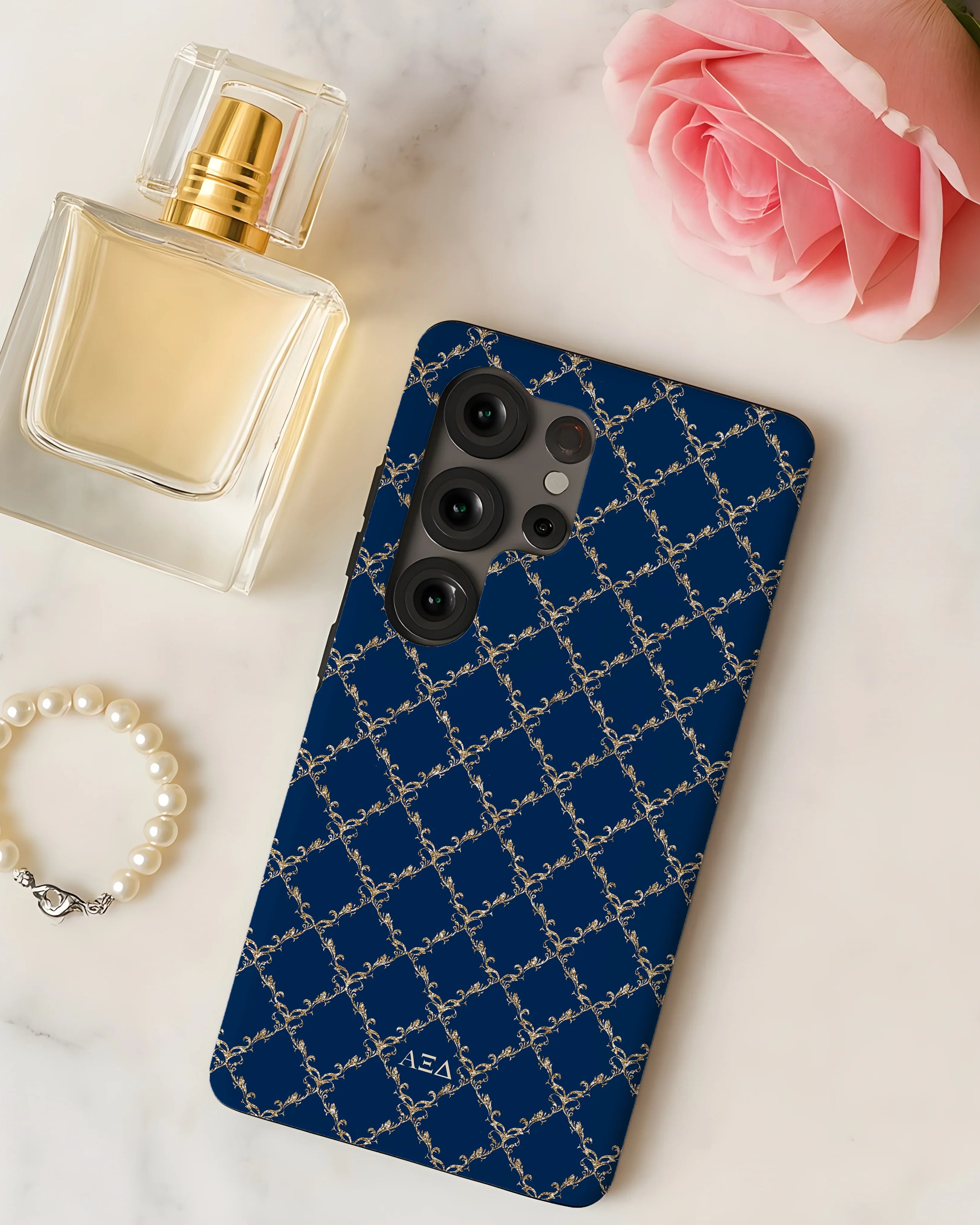 Alpha Xi Delta Samsung Galaxy Mobile Phone Case - Lattice