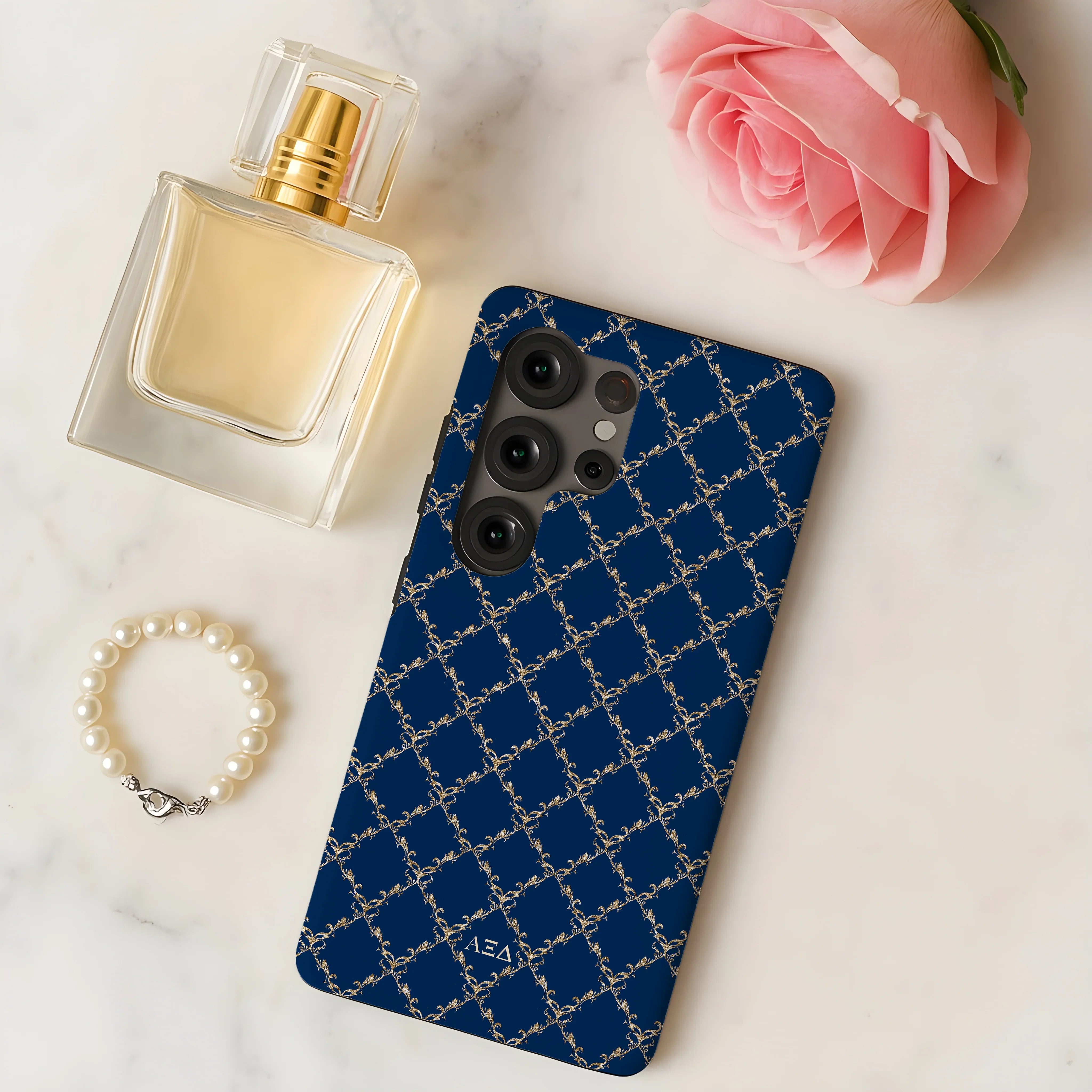 Alpha Xi Delta Samsung Galaxy Mobile Phone Case - Lattice
