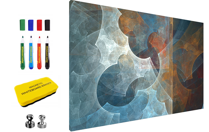 Abstract Cosmos XL 3-in-1 Magnetic Dry-Erase Board Dry-Erase Board