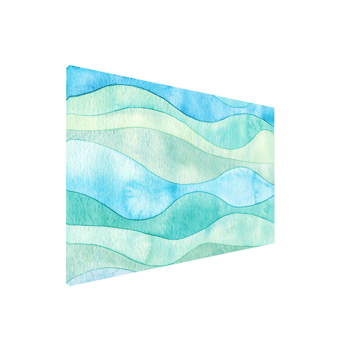 Abstract Blue Wave XL 3-in-1 Magnetic Dry-Erase Board Dry-Erase Board