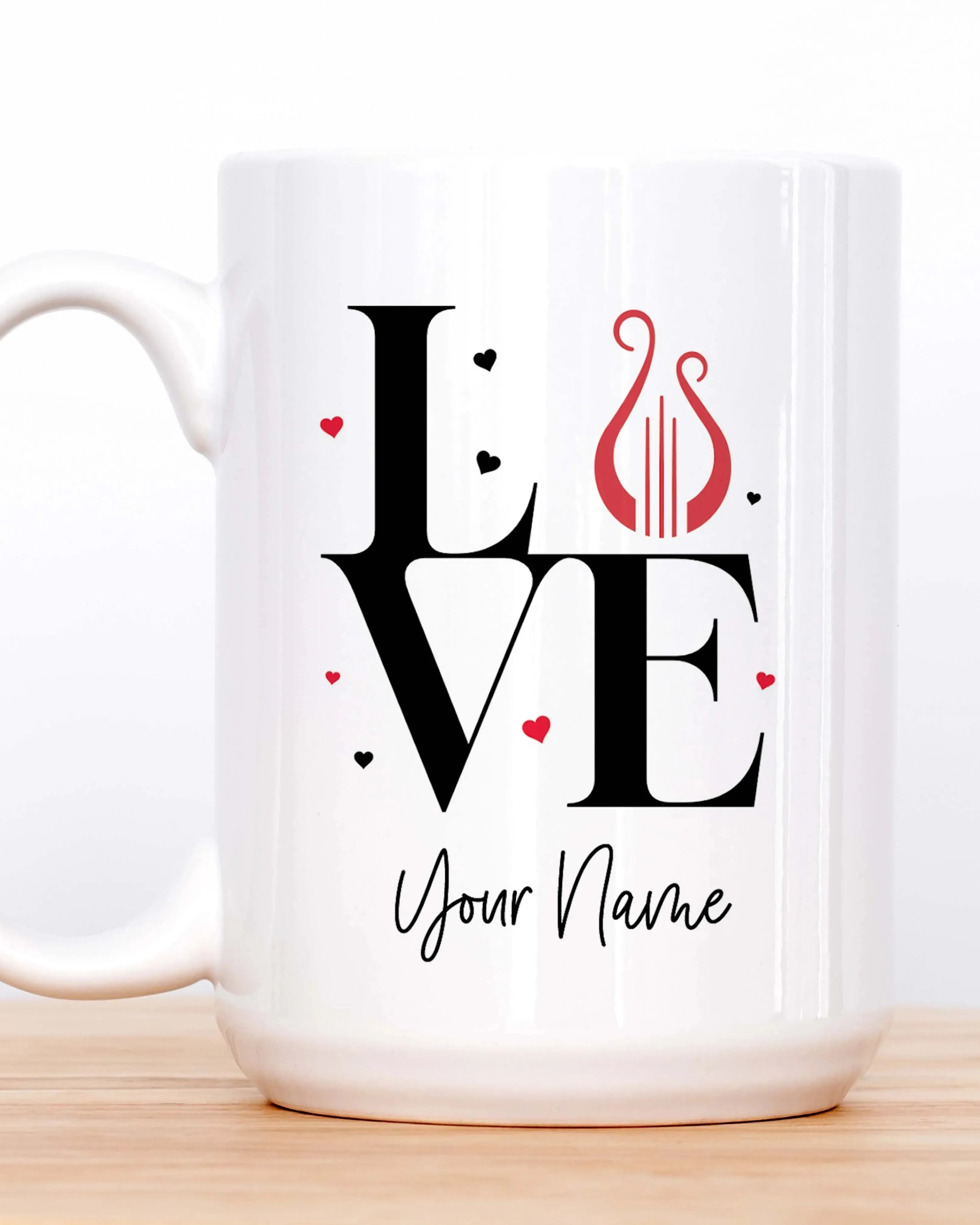 Alpha Chi Omega Personalized Mug Deluxe - LOVE 15 oz. Drinkware