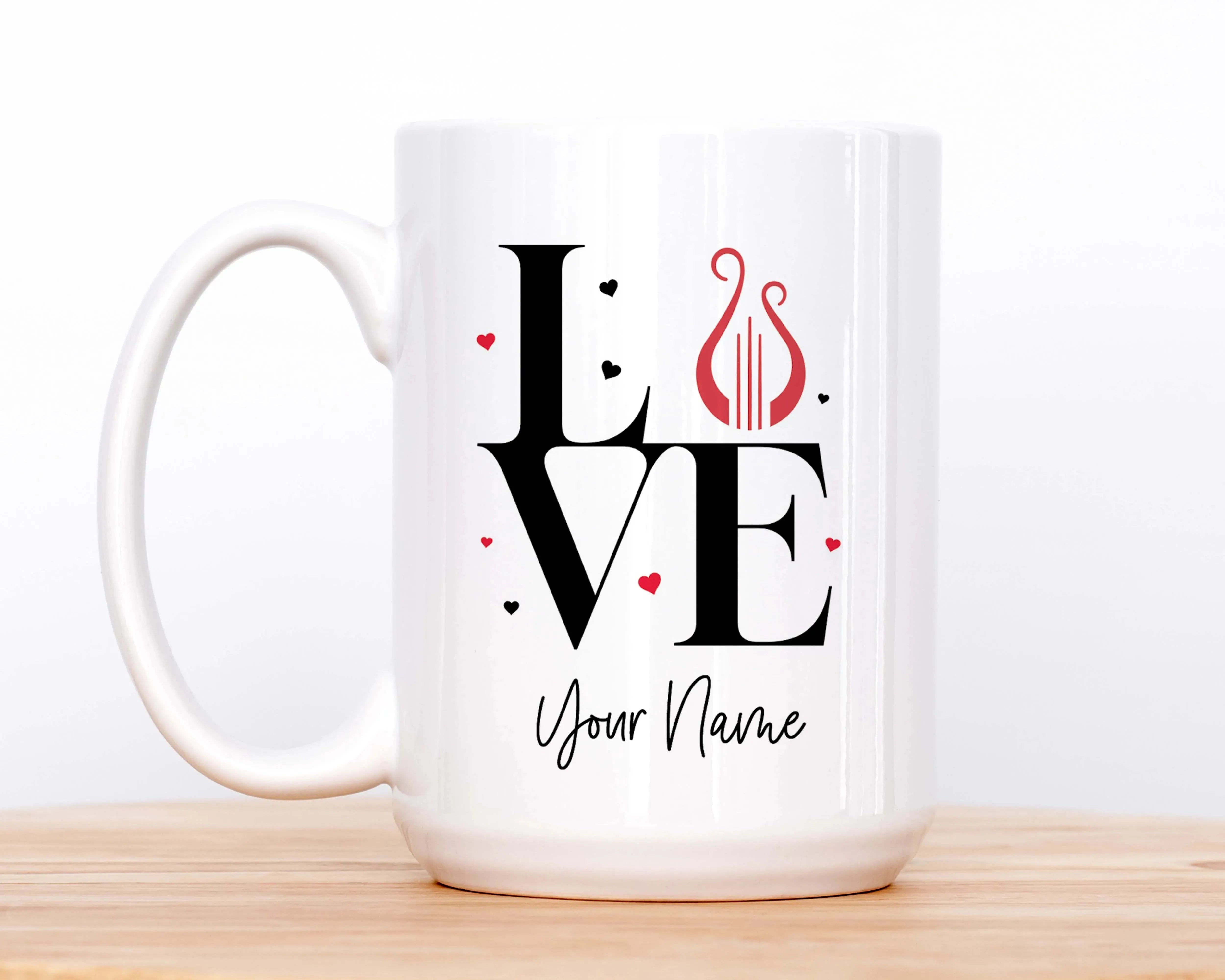 Alpha Chi Omega Personalized Mug Deluxe - LOVE 15 oz. Drinkware