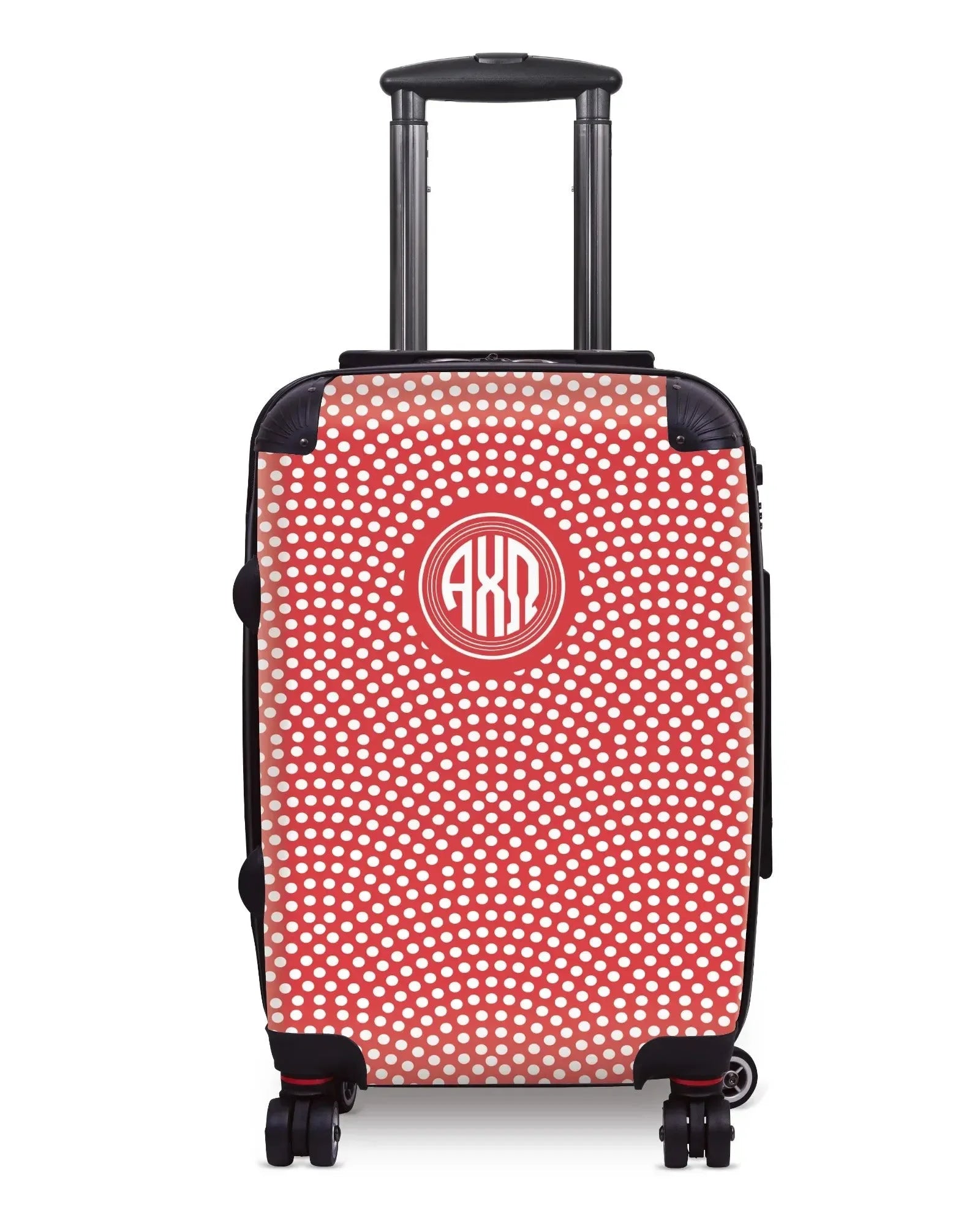 Alpha Chi Omega Carry-on Suitcase - Dots Suitcases