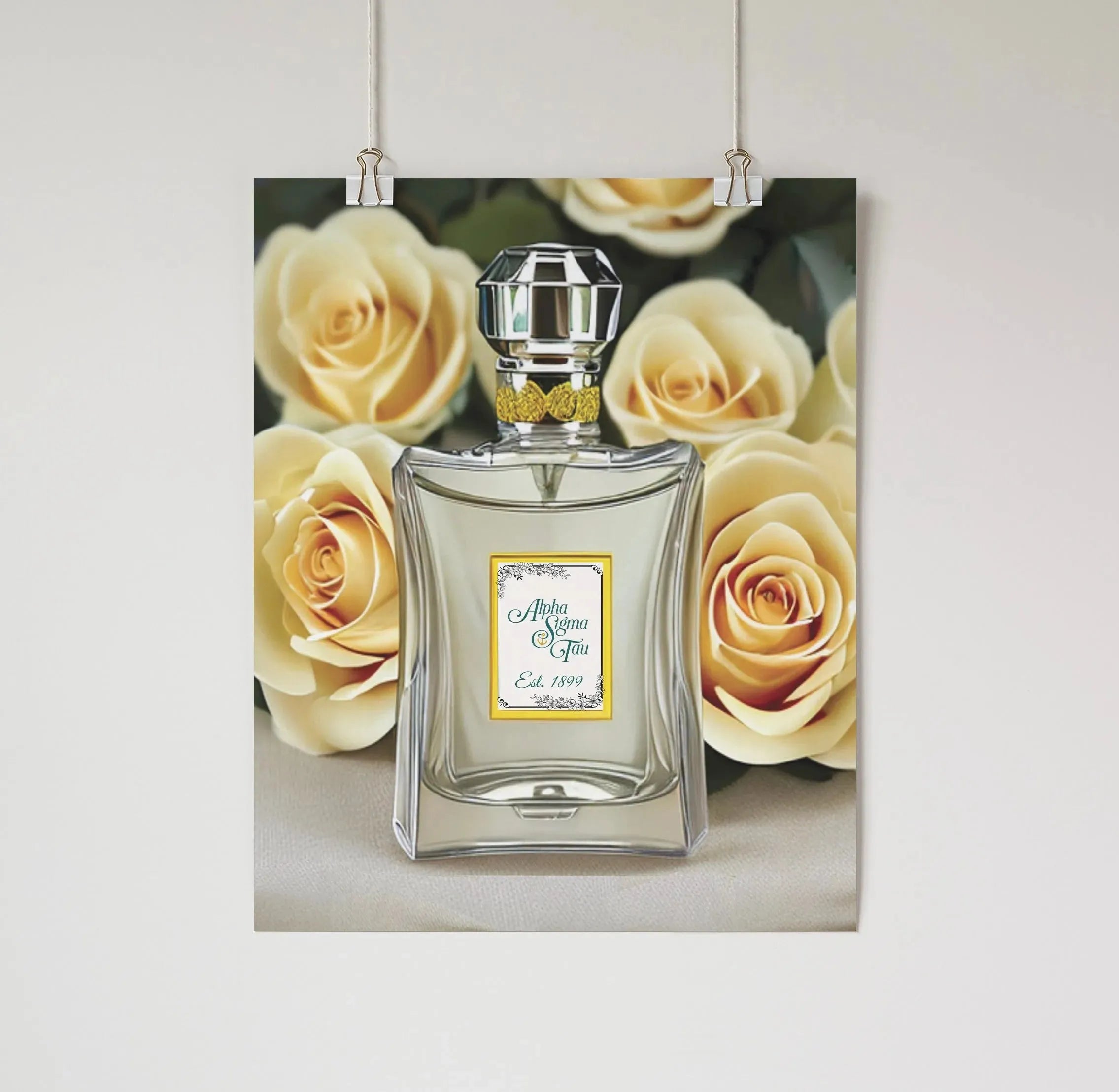 Alpha Sigma Tau 16x20 Poster - Perfume Bottle Wall Art & Signs