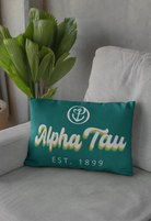 Alpha Sigma Tau Lumbar Pillow Cover - Retro Pillow Covers