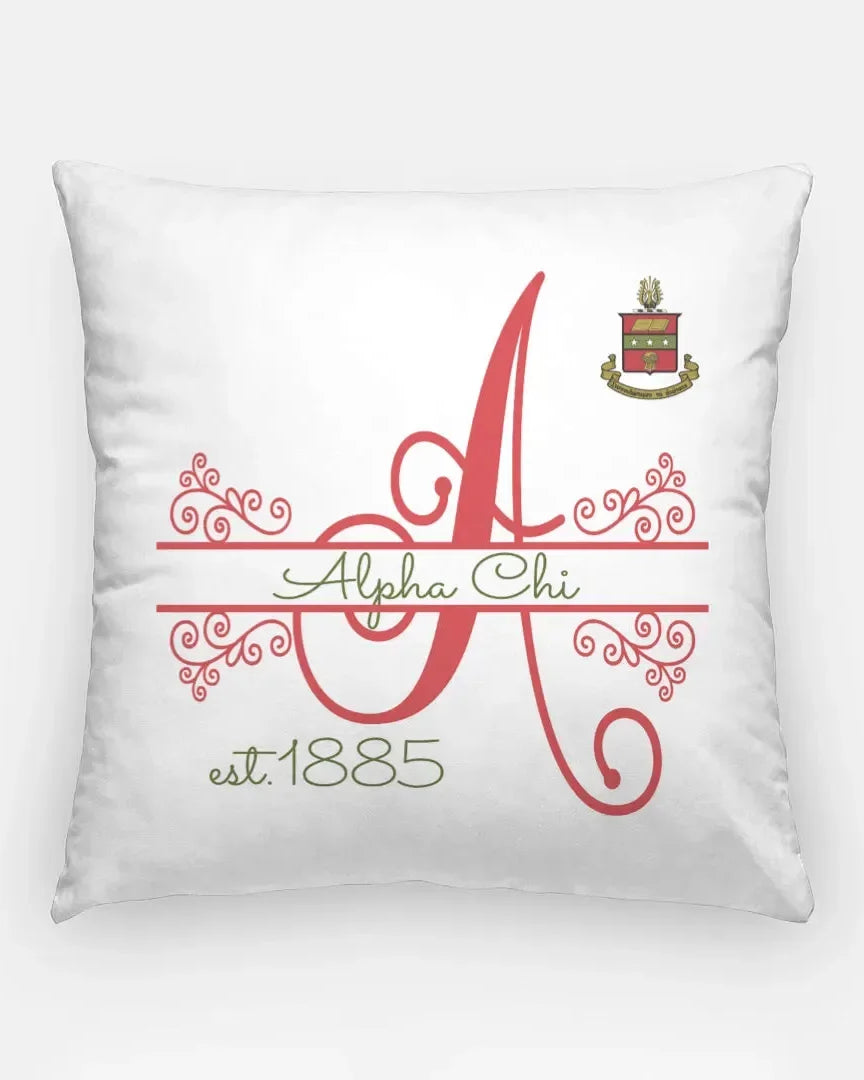 Alpha Chi Omega 18" Monogram Throw Pillow Cover Pillow Covers