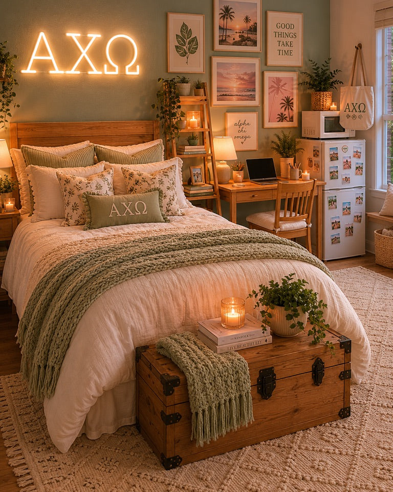 Alpha Chi Omega Greek Letters LED Neon Sign | AXO Wall Sign