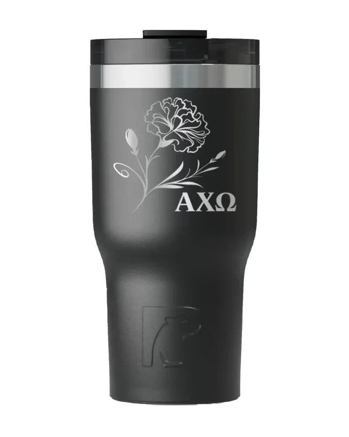 Alpha Chi Omega RTIC 20 oz Essential Tumbler - Carnation