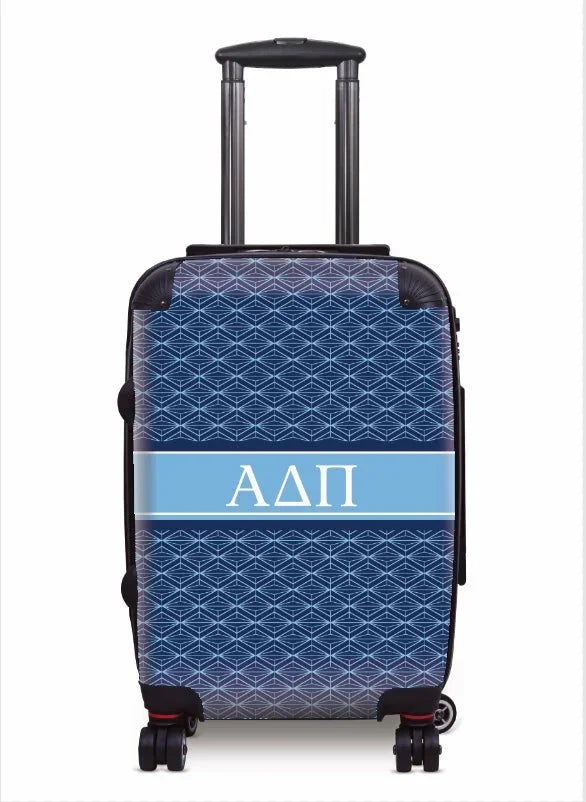 Alpha Delta Pi Carry-on Suitcase - Diamond Pattern Suitcases