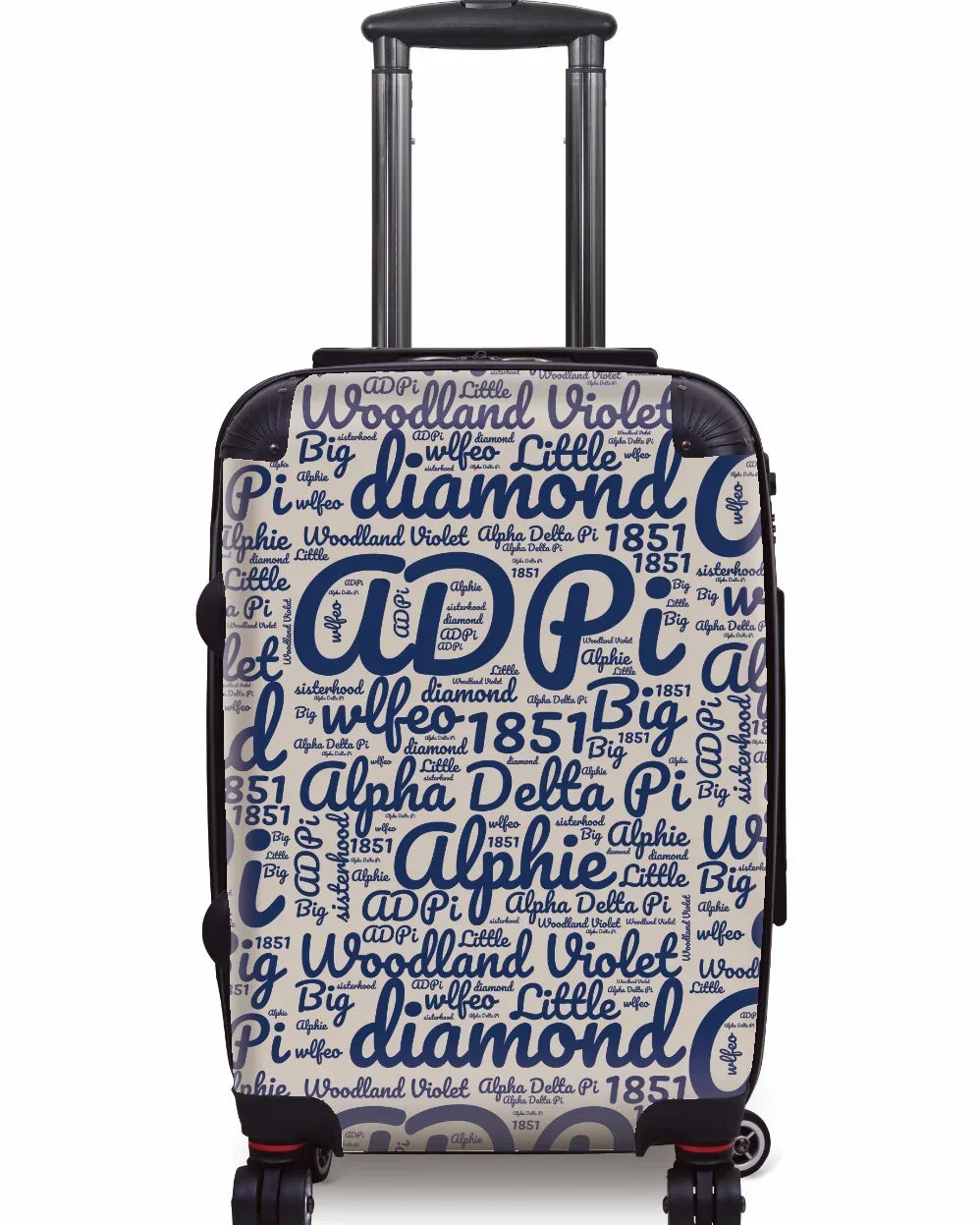 Alpha Delta Pi Carry-on Luggage - Expression Art Sand Suitcases