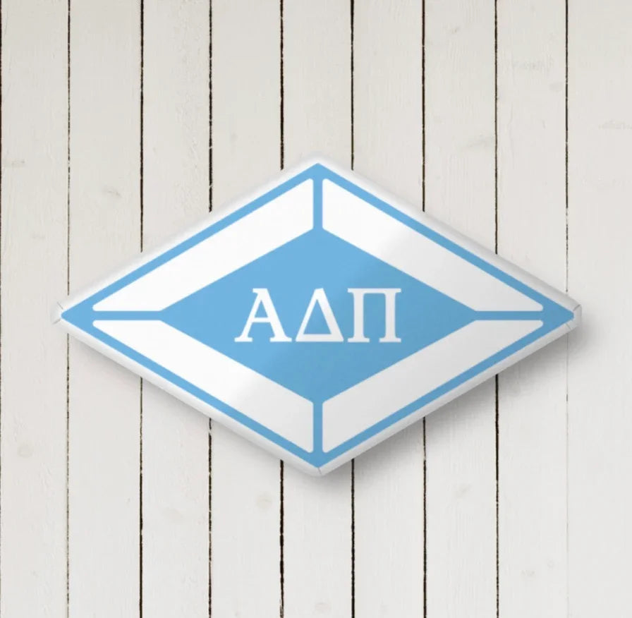 Alpha Delta Pi Diamond Custom-Shape Throw Pillow