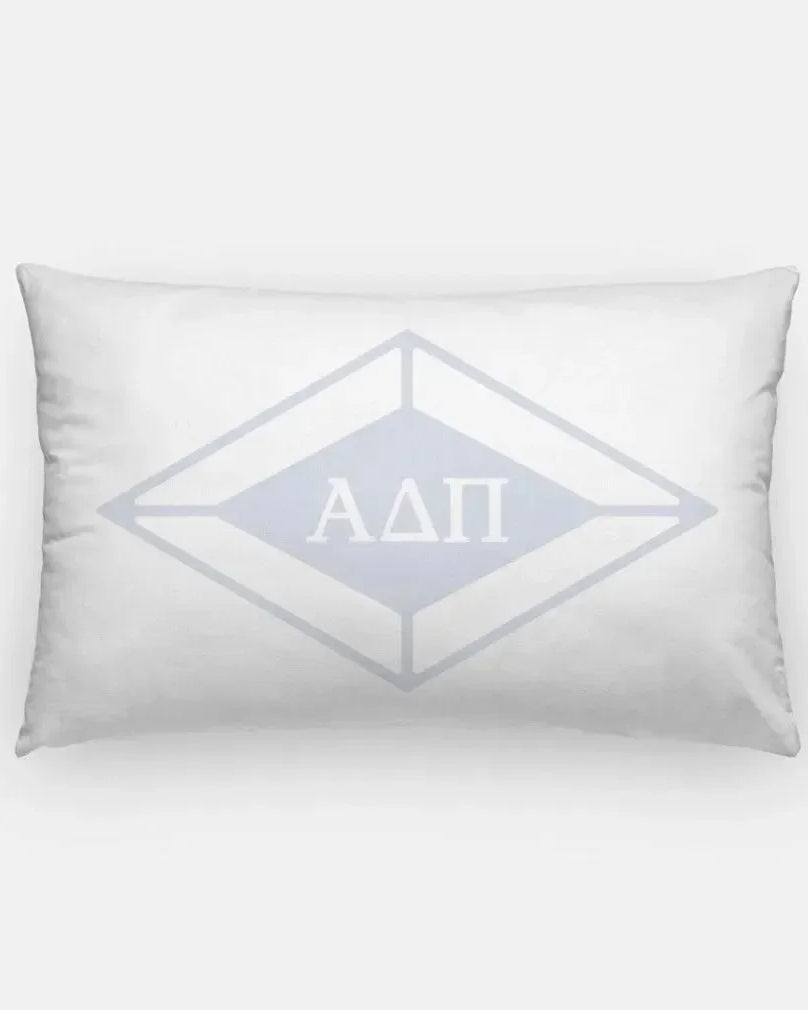Alpha Delta Pi Lumbar Pillow Cover - Traditional Diamond Horizon Pillow Covers